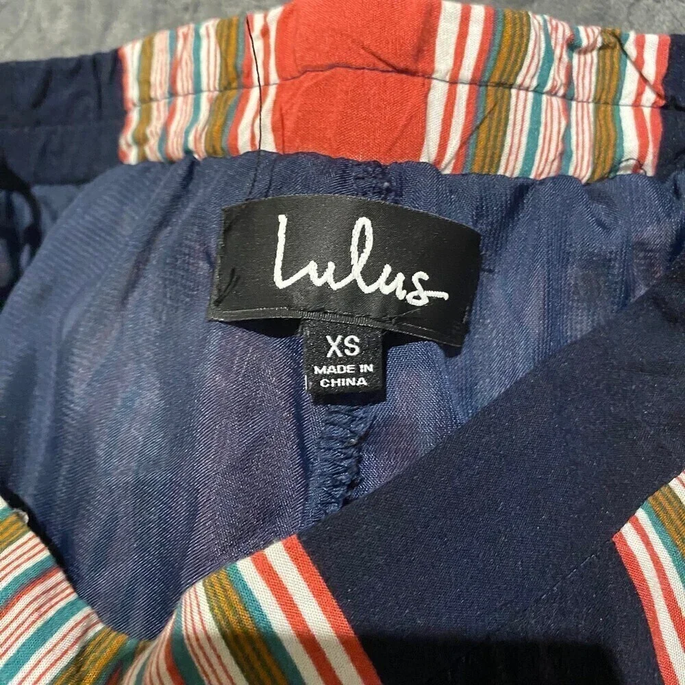 Lulus Geo Grand Wide Leg Palazzo Pants Size XS